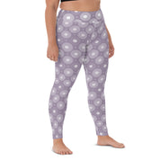 Infinite Circle - Lavender High-Waist Leggings