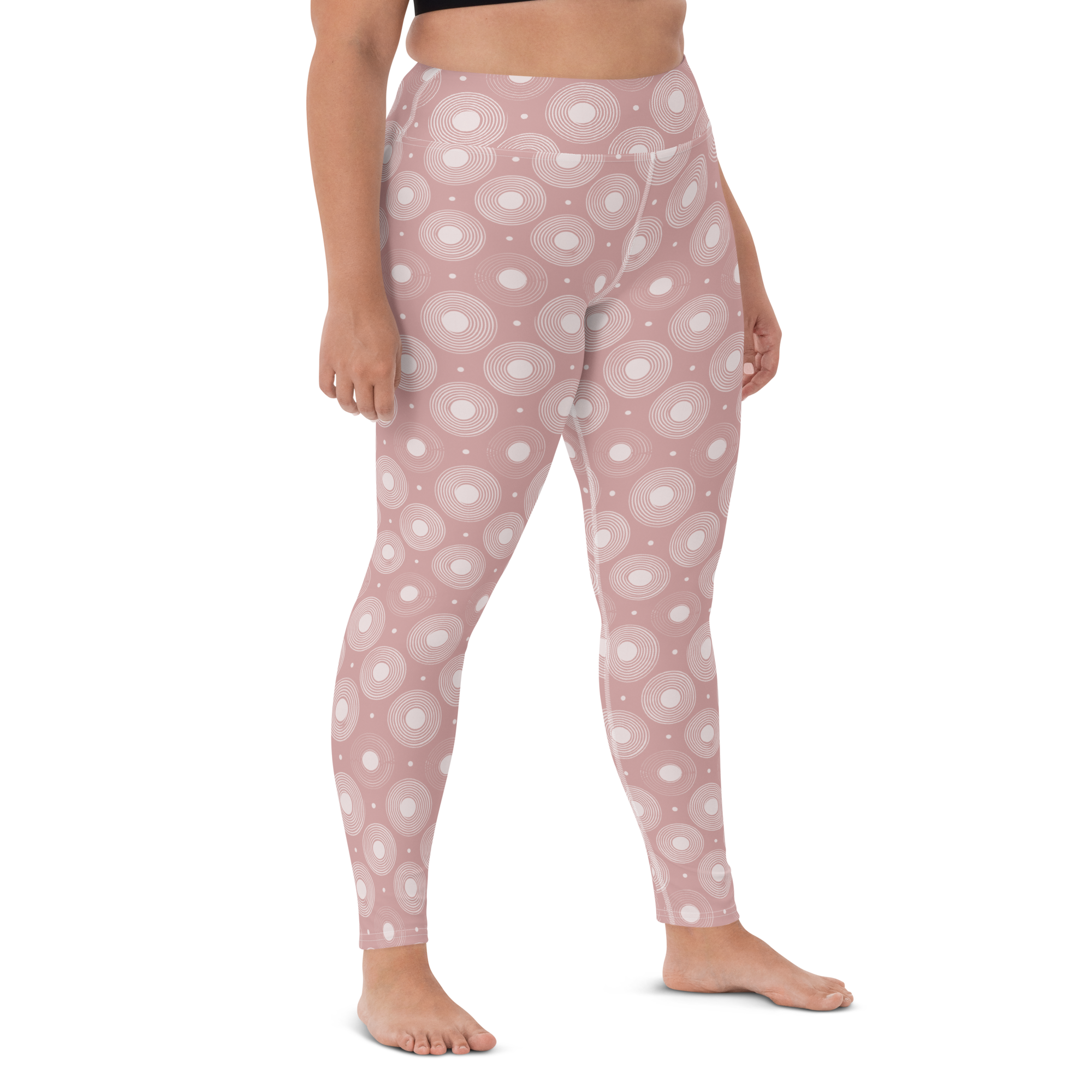 Infinite Circle - Rose High-Waist Leggings