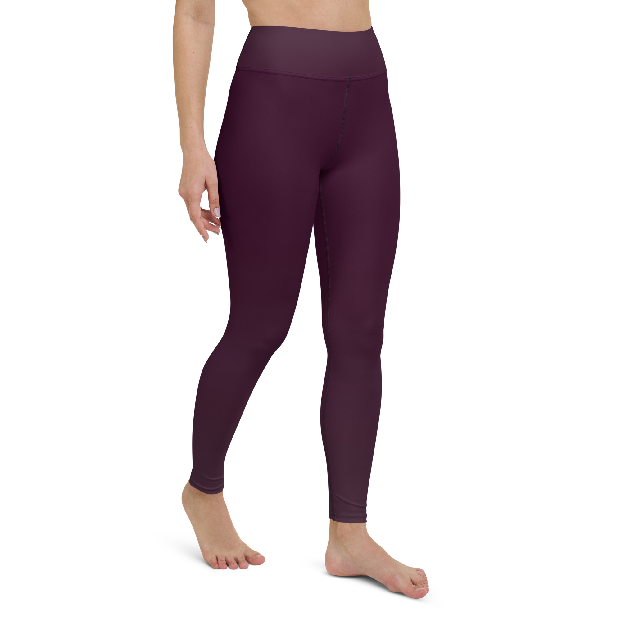 Faded - Eggplant High-Waist Leggings