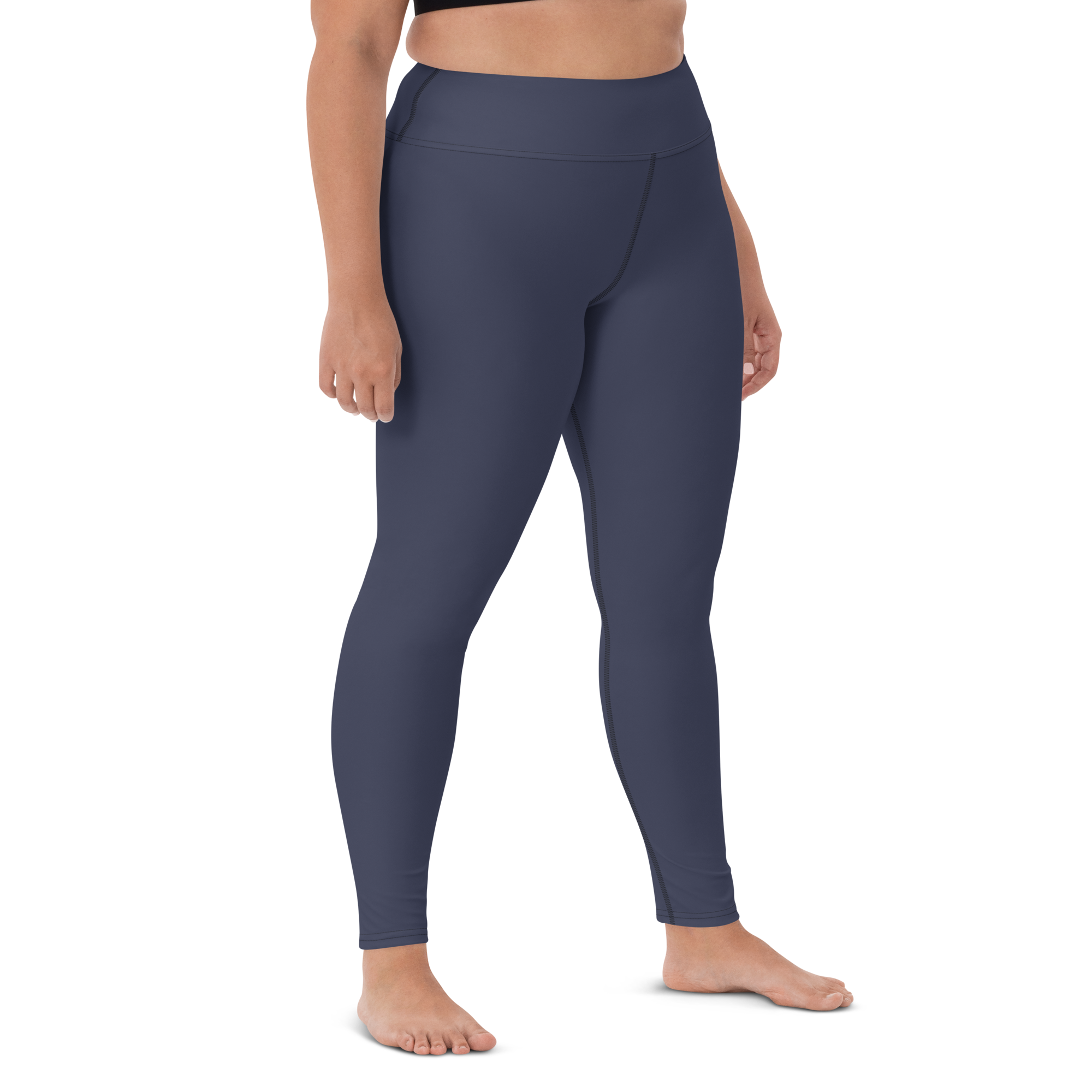 Basics - Navy High-Waist Leggings