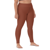 Basics - Terracotta High-Waist Leggings