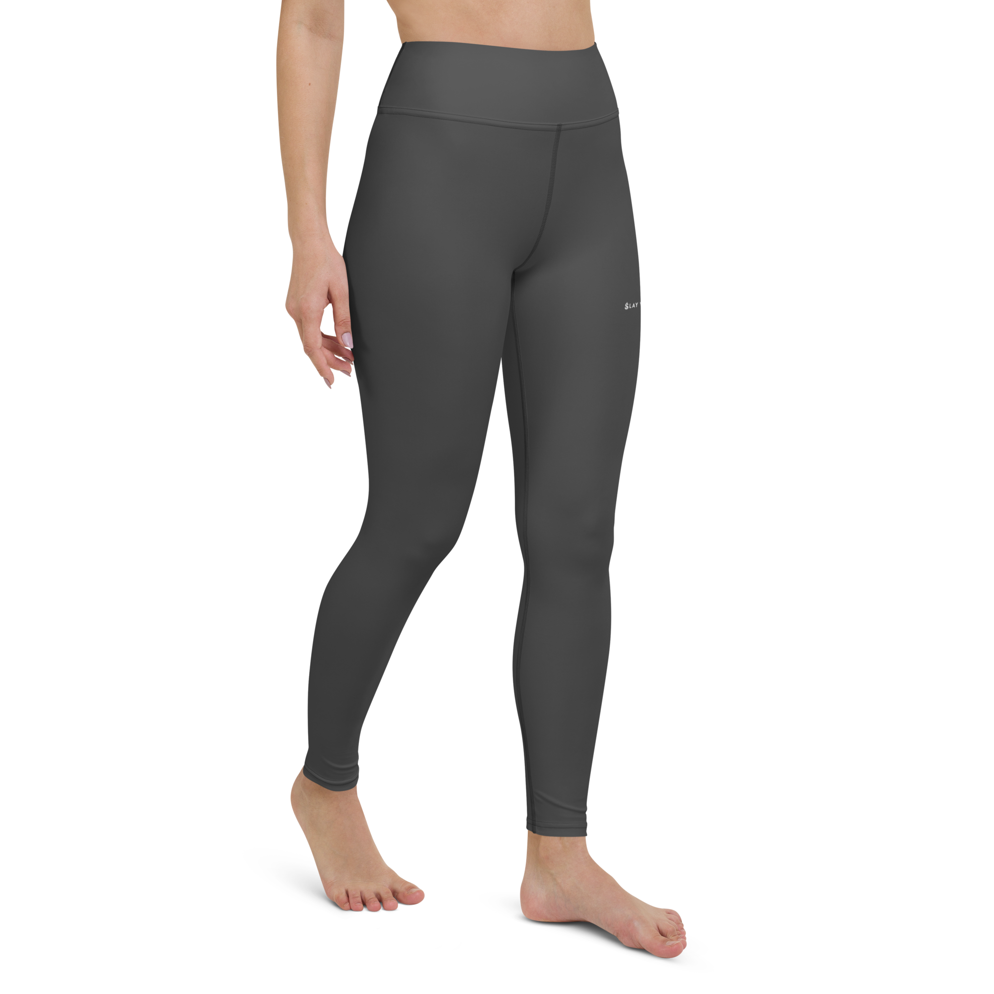 Basics - Anthracite High-Waist Leggings