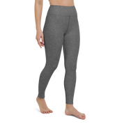 Heather Dark Grey High-Waist Leggings