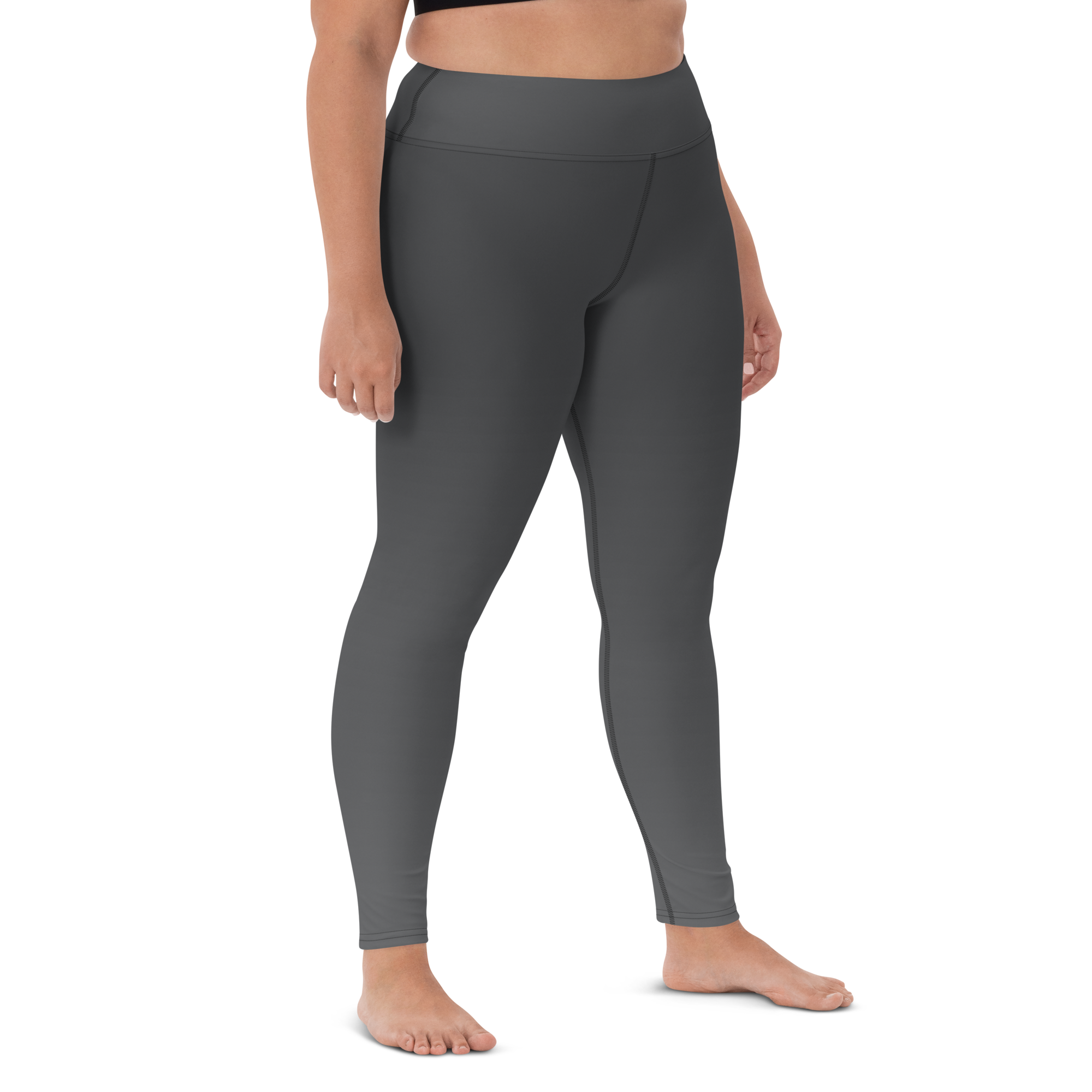 Faded Anthracite High-Waist Leggings