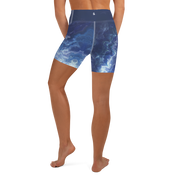 Awaken - Navy High-Waist Biker Shorts