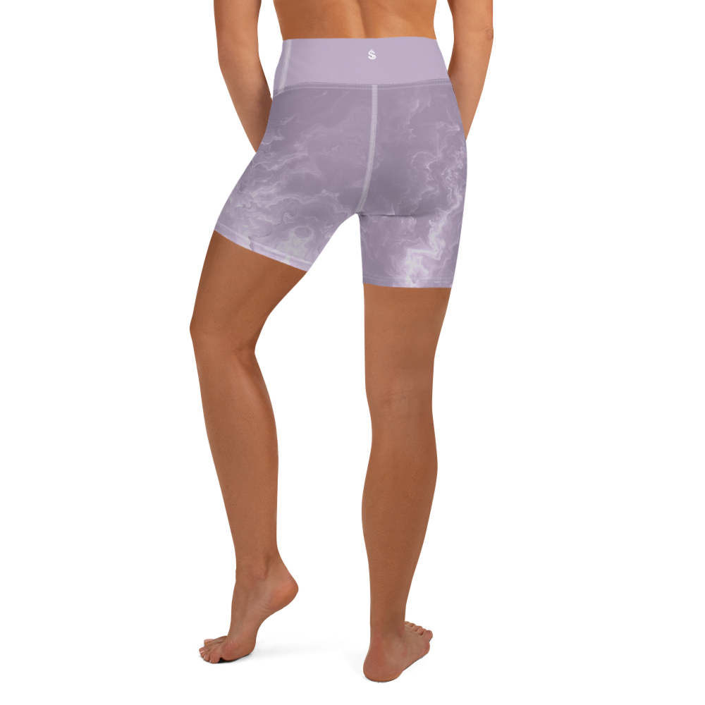 Awaken - Lavender High-Waist Biker Shorts