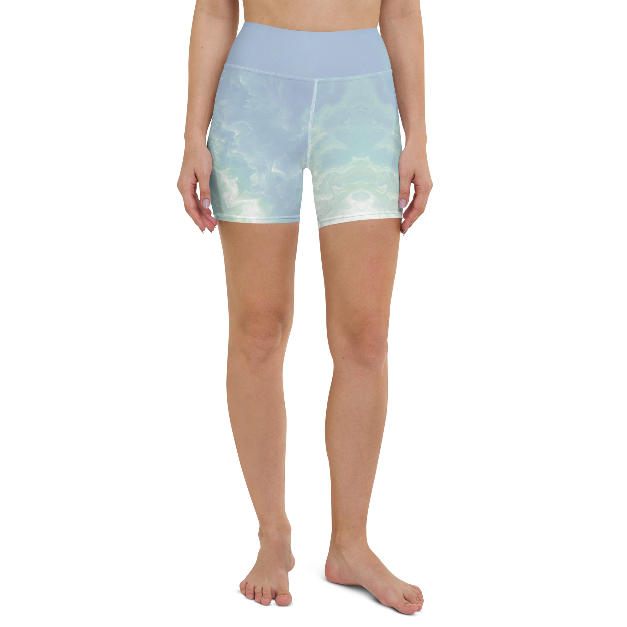 Awaken - Ocean Dream High-Waist Biker Shorts