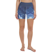 Awaken - Navy High-Waist Biker Shorts