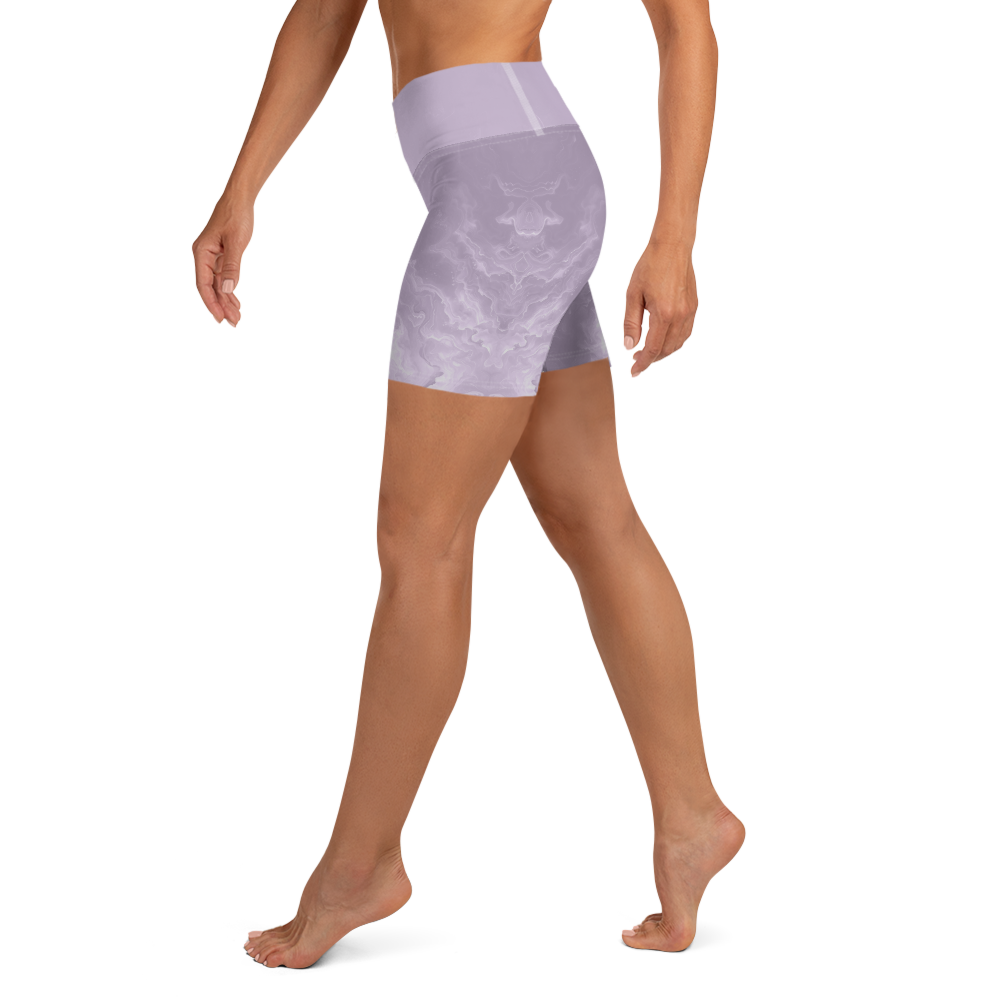 Awaken - Lavender High-Waist Biker Shorts