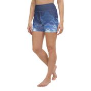 Awaken - Navy High-Waist Biker Shorts