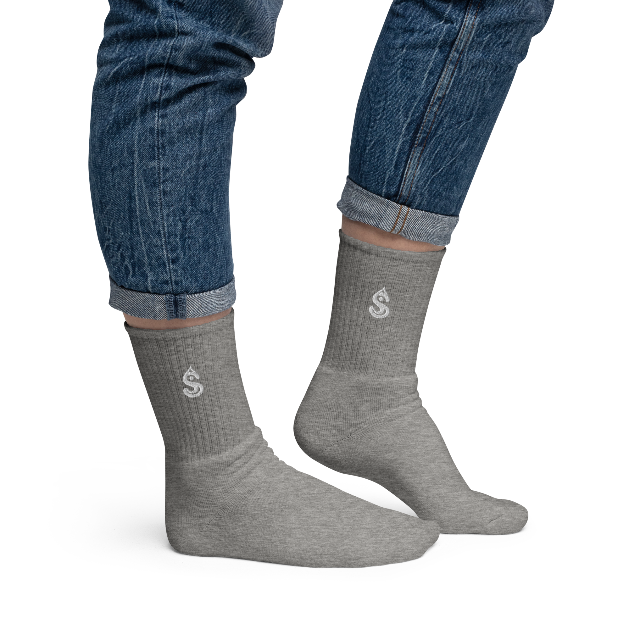 SV White Icon Socks