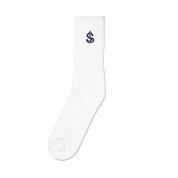 SV Navy Icon White Socks