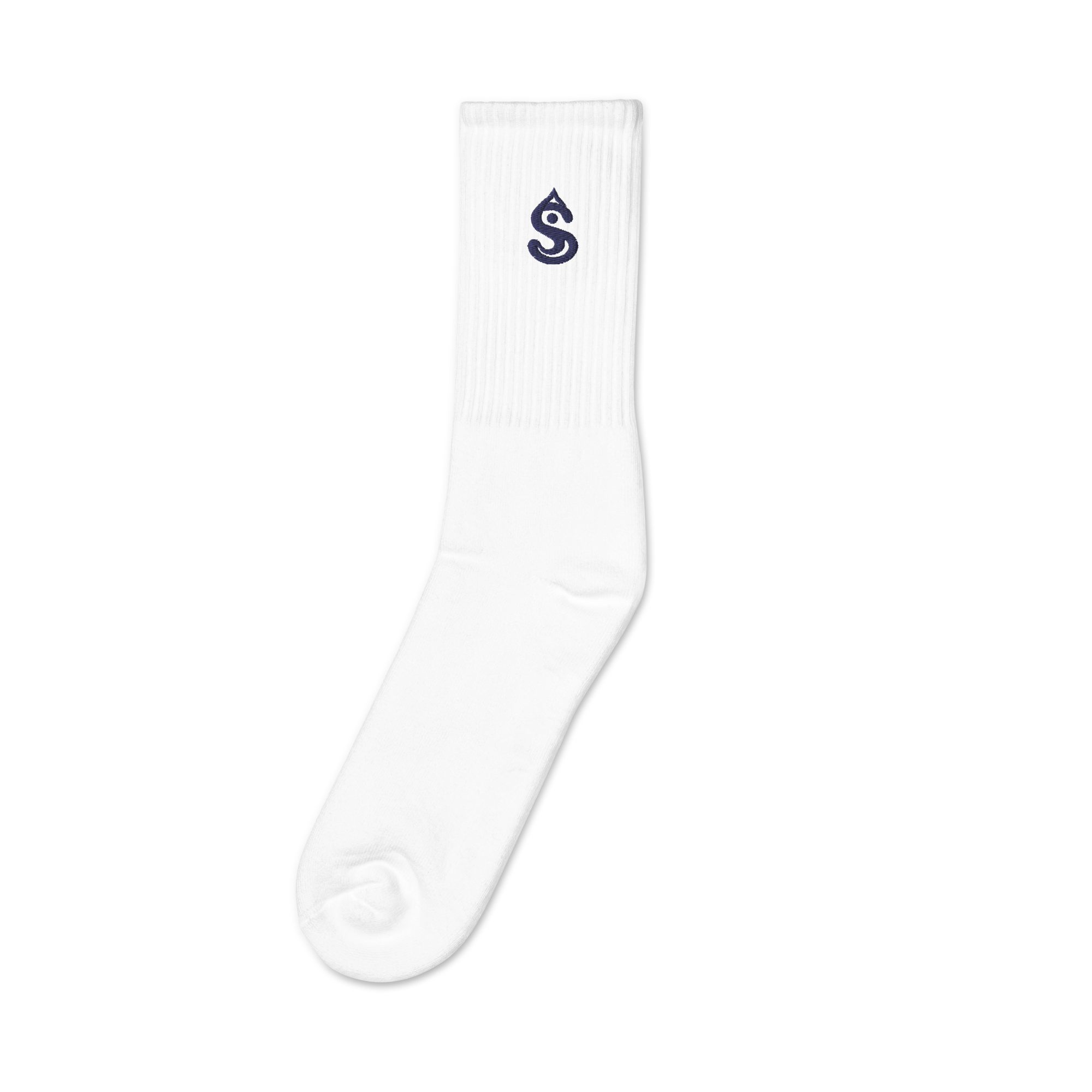 SV Navy Icon White Socks