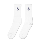 SV Navy Icon White Socks