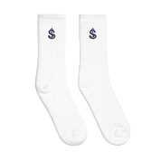 SV Navy Icon White Socks